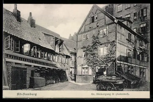 AK Hamburg, Gr. Bäckergang 31, Judenhof