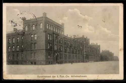 AK Wilhelmshaven, Kasernement der II. Matrosen-Division