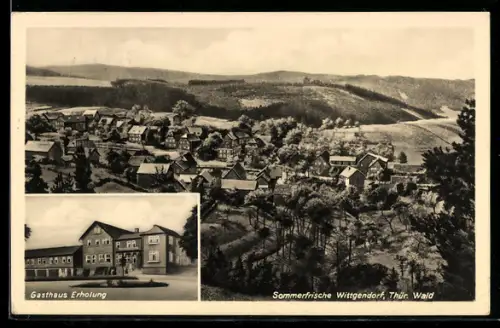 AK Wittgendorf /Thür. Wald, Gasthaus Erholung