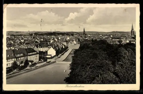 AK Kaiserslautern, Stadtansicht mit Kirchen