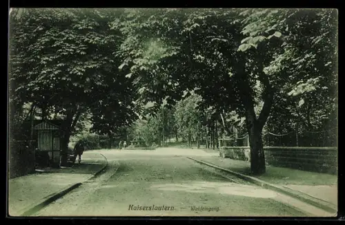 AK Kaiserslautern, Waldweg, Waldeingang