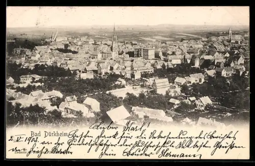 AK Bad Dürkheim, Stadtansicht