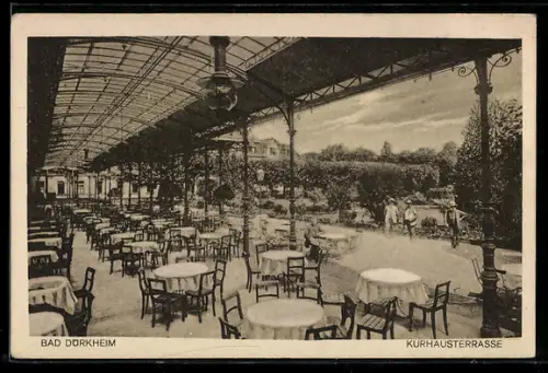 AK Bad Dürkheim, Kurhausterrasse