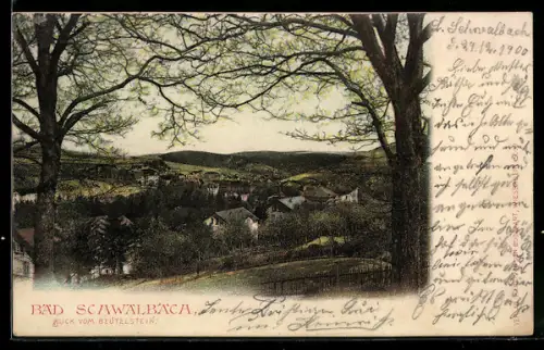 AK Bad Schwalbach, Blick vom Beutelstein