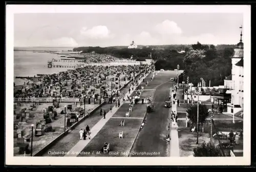 AK Arendsee i. M., Ostseebad, Promenade nach Brunshaupten