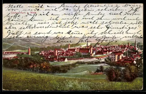 AK Ochsenfurt a. Main, Teilansicht