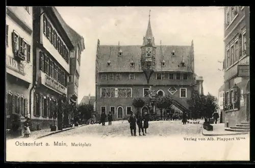 AK Ochsenfurt a. Main, Marktplatz