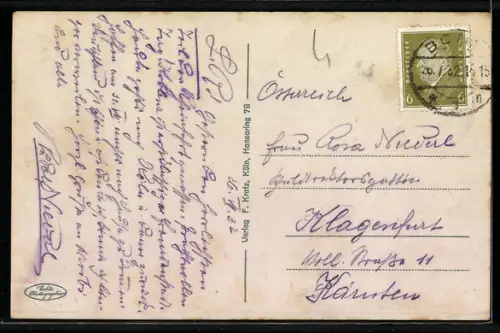 AK Koblenz, Rheinufer, Hotel St. Rheinischer Hof