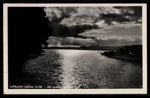 AK Lychen /U.-M., Am grossen Lychener See
