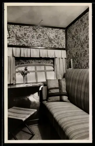 AK Fahrgastkabine des Graf Zeppelin, Luftschiff