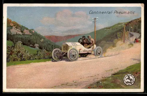 AK Continental-Pneumatic, Rennwagen während Rallye