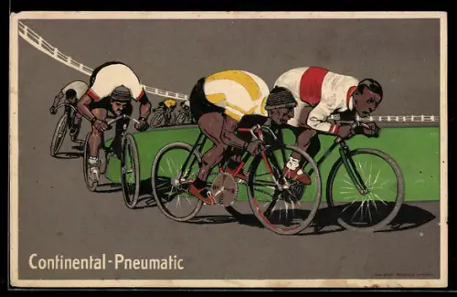 AK Continental-Pneumatic, Radsport, Reklame