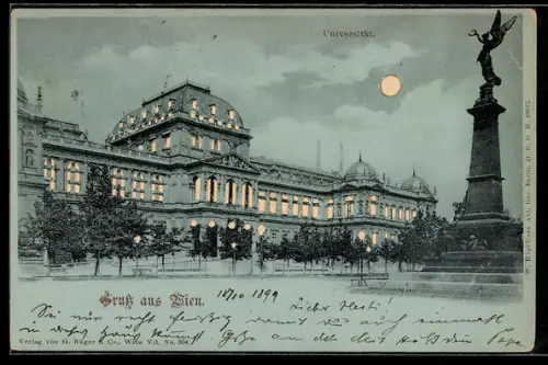 AK Wien, Universität und Denkmal, Halt gegen das Licht