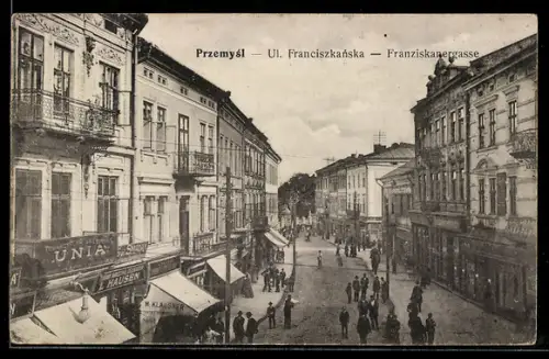AK Przemysl, Blick in die Franziskanergasse