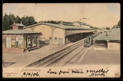 AK Johannesburg, Park Station, Bahnhof