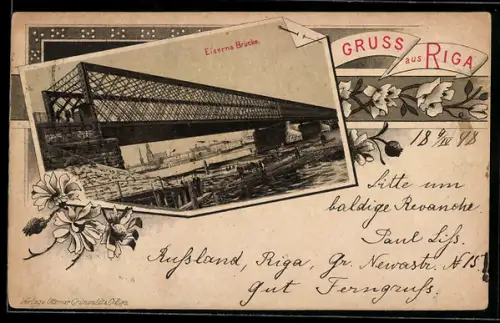 AK Riga, Eiserne Brücke