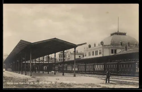 AK Constantinople, Gare des Chemins de fer Orientaux