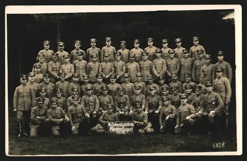 3 Fotografien Bahnhscutz-Ausbildung in Munster Lager 1933, Ankuft am Bahnhof, deutsche Eisenbahn