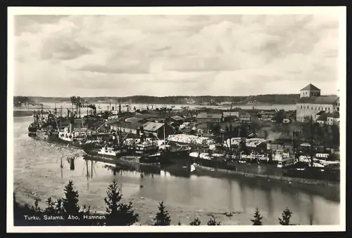 Fotografie Ansicht Turku, Hafen, Satama Äbo, Hamnen