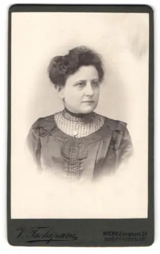 Fotografie Viktor Tschipani, Wien, Ennsgasse 27, Porträt einer Dame
