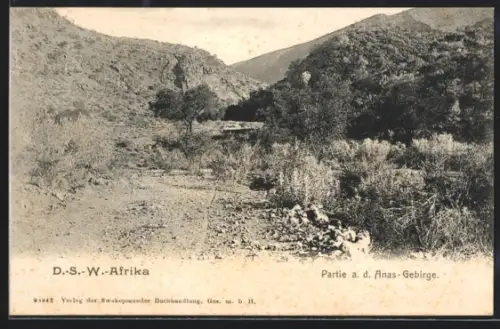 AK Anas-Gebirge, Partie a. d. Anas-Gebirge