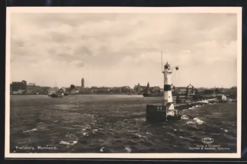 AK Trelleborg, Hamnparti, Leuchtturm