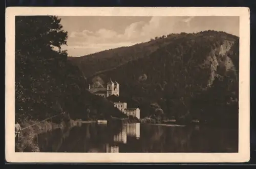 AK Wartha /Breslau, Motiv an der Neisse