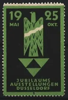 Reklamemarke Düsseldorf, Jubiläumsausstellungen 1925, Adler-Symbol