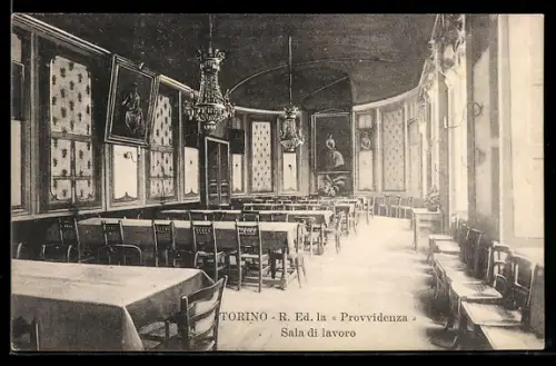 AK Torino, R. Ed. la Provvidenza, Sala di lavoro
