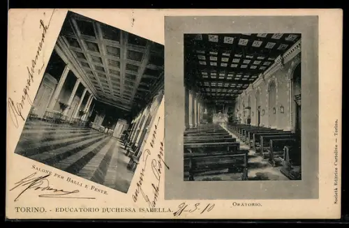 AK Torino, Educatorio Duchessa Isabella, Salone per balli e feste, Oratorio