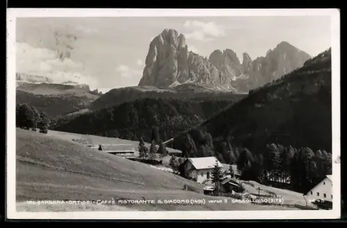 AK Ortisei, Caffè Ristorante S. Giacomo verso il Sassolungo
