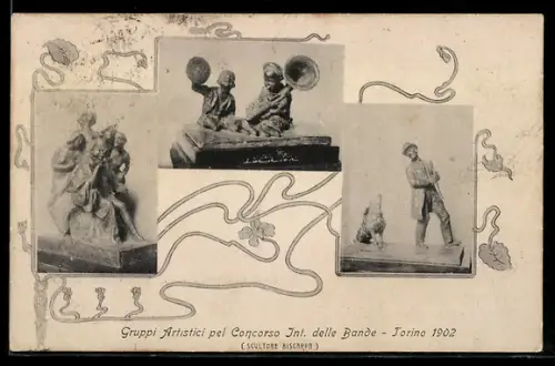 AK Torino, Gruppi Artistici per il Concorso Intl. delle Bande, 1902