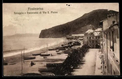 AK Finale Ligure, Finalmarina, Spiaggia e Panorama di Via S. Pietro