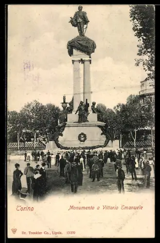 AK Torino, Monumento a Vittorio Emanuele