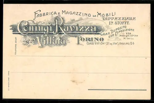 AK Torino, Fabbrica e Magazzino da Mobili Coniughi Ravizza già Villata