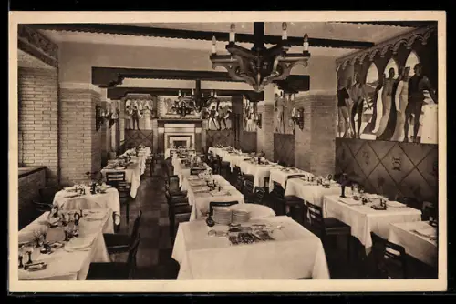 AK Torino, Albergo Taverna Dantesca, Via Nizza 5, Propr. Depanis & Rinaldo