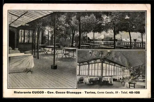 AK Torino, Ristorante Cucco, Propr. Cav. Cucco Giuseppe, Corso Casale 89