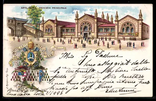 Lithographie Torino, Arte Sacra, Facciata Principale