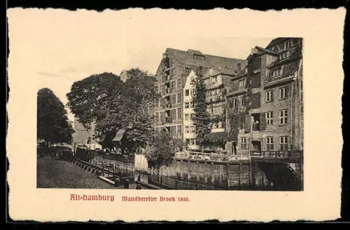 AK Alt-Hamburg, Wandbereiter Brook 1880
