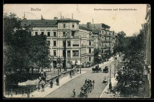 AK Berlin-Tiergarten, Bendlerstrasse und Bendlerbrücke