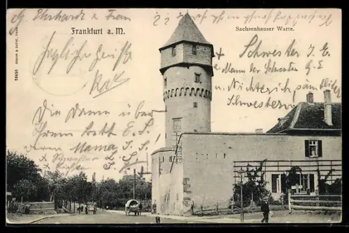 AK Frankfurt a. M., Sachsenhäuser Warte