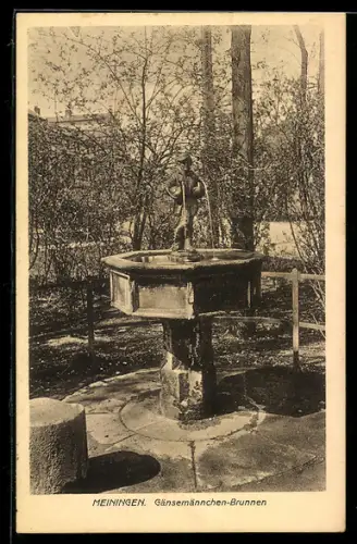 AK Meiningen, Gänsemännchen-Brunnen