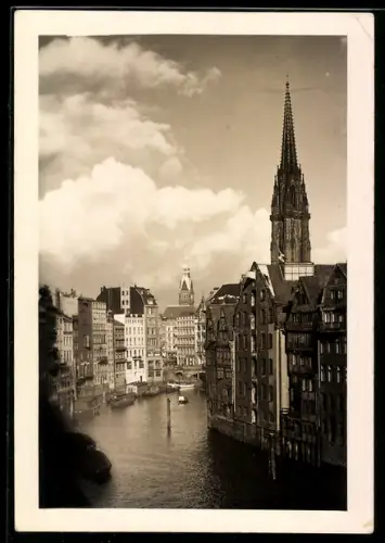 AK Hamburg, Fleet mit Kirche