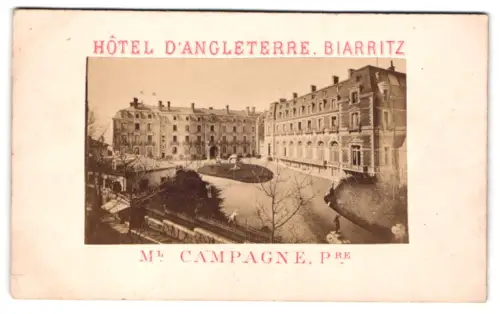 Fotografie P. Frois, Biarritz, Ansicht Biarritz, vue de Hotel D`Angleterre