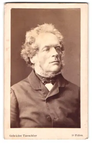 Fotografie Gebrüder Taeschler, St. Fiden, August Ludwig Reyscher, Landtagsabgeordneter in Cannstatt