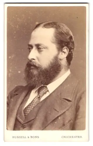 Fotografie Russell & Sons, Chichester, Portrait König Edward VII. von Grossbritannien