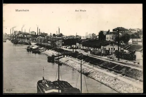 AK Mannheim, Partie am Rhein
