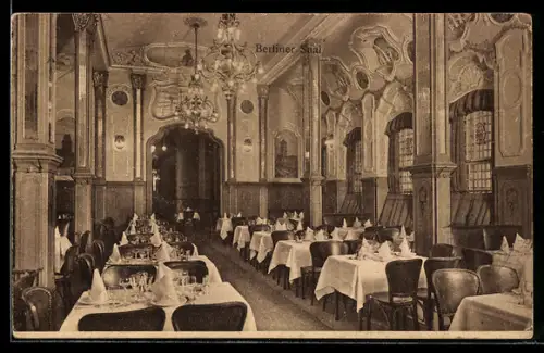 AK Berlin, Weinstuben Kempinski, Berliner Saal