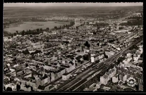 AK Offenbach am Main, Luftbild der Stadt