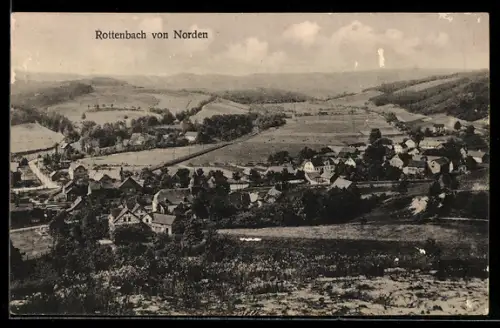 AK Rottenbach, Teilansicht von Norden
